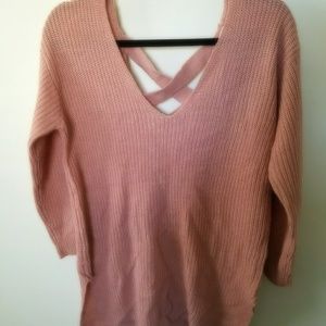 Criss Cross Back Sweater